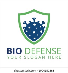 Coronavirus Bio Defense Business Logo