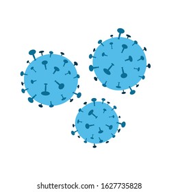 Coronavirus Cell Cartoon Style Medical Vector Stock Vector (Royalty ...