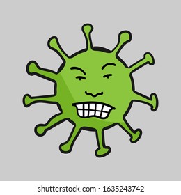 coronavirus from china, vector illustration