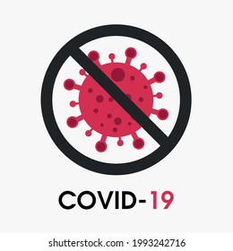 Koronavirus-Kampfillustration.  Virus-Vektorgrafik.