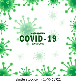 Coronavirus concept typography design, stop virus covid19, stay at home, coronavirus,  vector illustration.