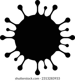 coronavirus corona covid 19 corona virus covid Glyph