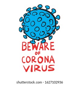 Coronavirus CoV infographics elements, beware of coronavirus. health and medical vector illustration.