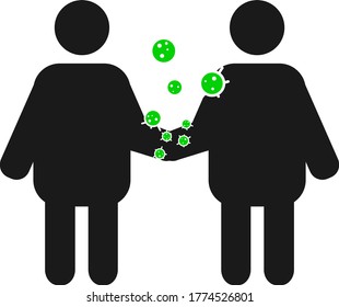 Coronavirus covid - 19 pandemic vector icons