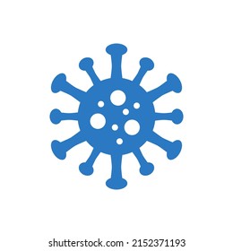 Coronavirus COVID 19 related vector glyph icon. Coronavirus sign. Virus Isolated on white background. Editable vector illustration