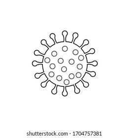 Coronavirus Covid 19  Vector Design Outlines