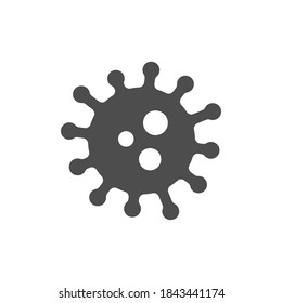 Coronavirus cóvid icono diseño simple