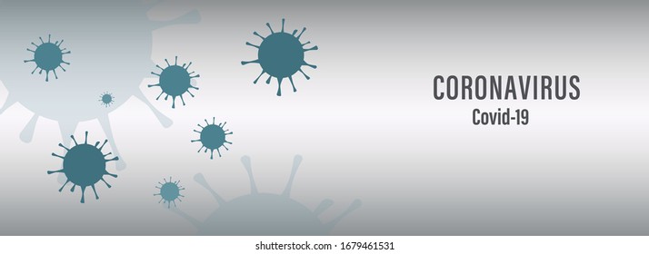 Coronavirus Covid-19 2019-nCoV illustration poster