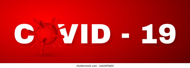 Coronavirus Covid-19, 2019-nKoV. Illustration of virus. World pandemic concept. Vector illustration.