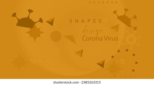 Coronavirus COVID-19. Abstract background. Vector illustration.