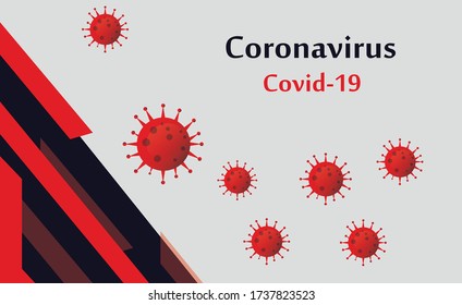 Coronavirus Covid-19 Background Latest Vector Design