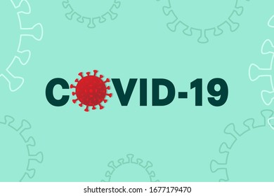 coronavirus covid-19 background vector illustration