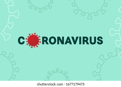 ilustración del vector de fondo coronavirus covid-19