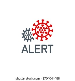 Coronavirus Covid19 disease pandemic single line icon isolated on white background. Perfect outline symbol illness virus banner. Quality design element medicine vaccine pneumonia with editable Stroke.