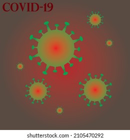  Coronavirus. Covid-19 disease prevention with sign and text, healthcare and medicine concept. Vector illustration