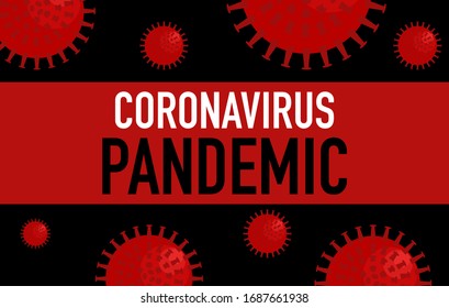 elemento de diseño gráfico coronavirus o covid-19 que ilustra una pandemia
