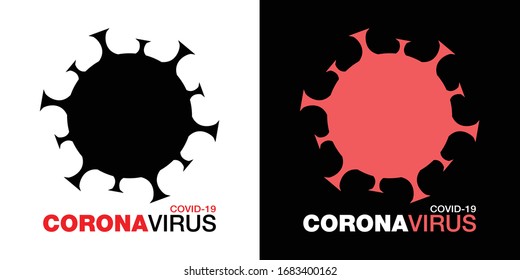 Coronavirus Covid-19 Icon set. Novel Coronavirus 2019-nCoV symbol. Stop coronavirus infection. Label or sticker for medicament, vaccine, alcogel. Vector Icon. 