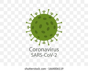 Coronavirus, COVID-19 icon. Vector illustration, flat design.