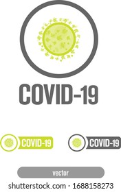 Coronavirus Or Covid-19 Modern Ilustration. Lowerthird