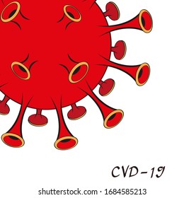 Coronavirus covid-19
on a white background vector illustration