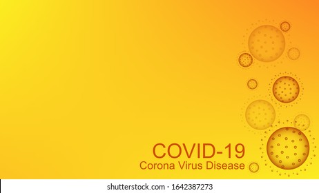 Coronavirus COVID-19 Outbreak And Coronaviruses Influenza Background. Coronavirus 2019-nCoV. Pandemic Medical Health Risk, Immunology, Virology, Epidemiology Concept. 