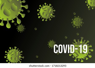 Coronavirus covid-19 pandemic outbreak virus background