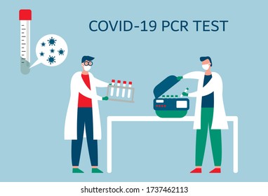 Coronavirus Covid19 Pcr Test Stock Vector Royalty Free