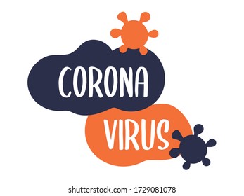 Coronavirus (COVID-19) Quarantine activities letterings and Design  elements. Things to do at home, stay home, social distancing,  Vector illustration.