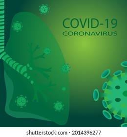 Coronavirus COVID-19 SARS-CoV-2 logo. Virus infections prevention methods logo. Deadly type of virus 2019-nCoV. Coronavirus microbe vector illustration.