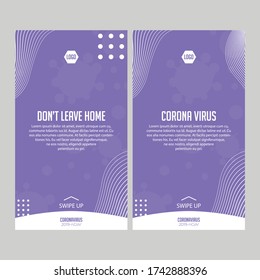 Coronavirus COVID-19 SARS-CoV-2 Social media Banner 