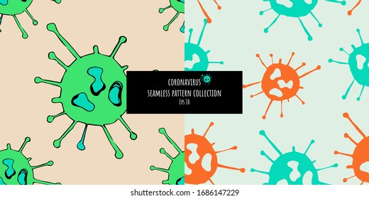 Coronavirus ( Covid-19) Seamless Background Collection