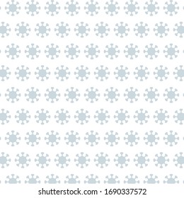 Coronavirus (Covid-19) Seamless Pattern, Coronavirus Background Vector Illustration