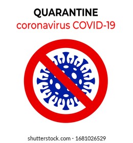 Coronavirus Covid-19, staying at home with self-quarantine to help slow outbreak and protect virus spread. Save the Planet from coronavirus.