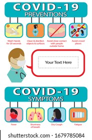 Coronavirus, Covid19 symptoms and preventions