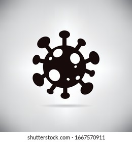 Ilustración vectorial Coronavirus o COVID-19