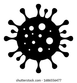 Coronavirus covid19 vector illustration, pandemic, epidemic control. Dangerous virus icon illustration.