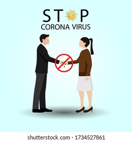 Coronavirus / COVID-19, Vector illustration, stop the spread of coronavirus infections.