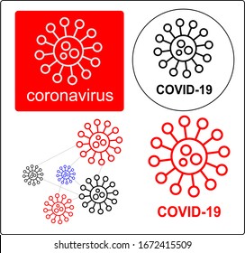 Coronavirus COVID-19: vector set medicine