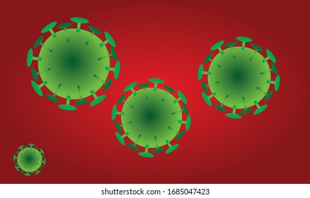 Logo del vector del virus Coronavirus Covid19