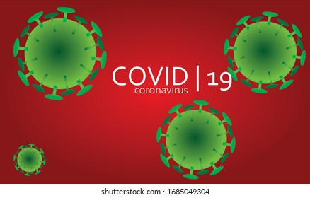 Coronavirus Covid19 Virus vector logo