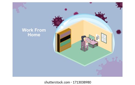 Coronavirus (covid-19) you can Work From Home without virus and protect youself.