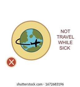 Prevención del Coronavirus (COVID-19). Infografía, evite ir a lugares de riesgo. Ilustración vectorial. Idea para brotes de coronavirus y prevención.