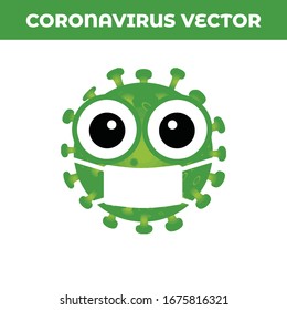 Coronavirus, Danger Virus vector line.