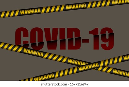 Coronavirus is dangerous. Everything is quarantined.
