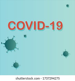 Diseño de coronavirus con elementos. Síntomas y prevención del coronavirus. Novela coronavirus 2020. Pandemia de Covid-19. Ilustración vectorial.