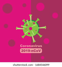 ilustración de diseño de coronavirus - vector