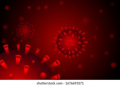 coronavirus disease. Coronavirus COVID-19 and baterial abstract background.