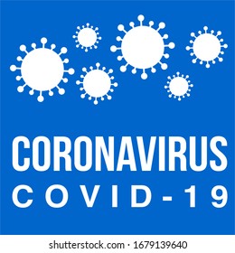 Coronavirus disease COVID-19 infection, medical illustration. 