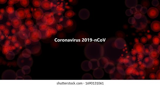 Coronavirus disease COVID-19 infection  pathogen respiratory influenza covid virus cells. New official name for Coronavirus disease named COVID-19.Vector illustration