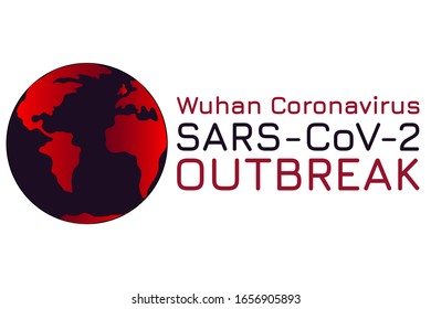 Coronavirus disease COVID-19, Wuhan coronavirus or 2019-nCoV acute respiratory disease. Chinese virus. Template for background, banner, poster with text inscription. Vector EPS10 illustration